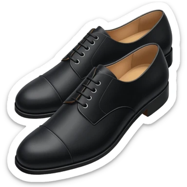  black clasic men's shoes sticker