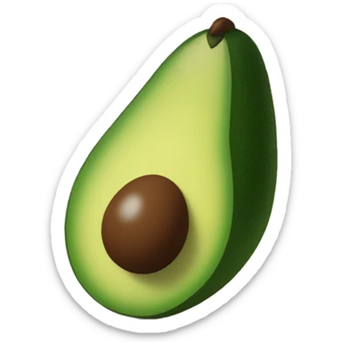 Hispanic avocado sticker