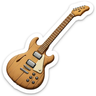 rock guiyar sticker