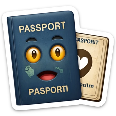 old Passport sticker