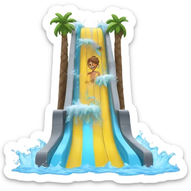 Water slide sticker