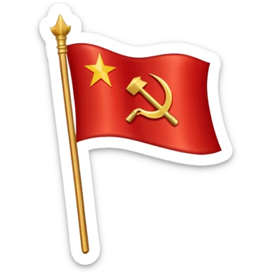 Ussr flag sticker