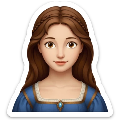 Renaissnace Mona Lisa painting sticker