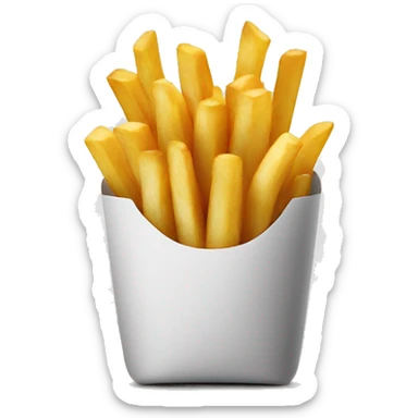 French fries M sticker