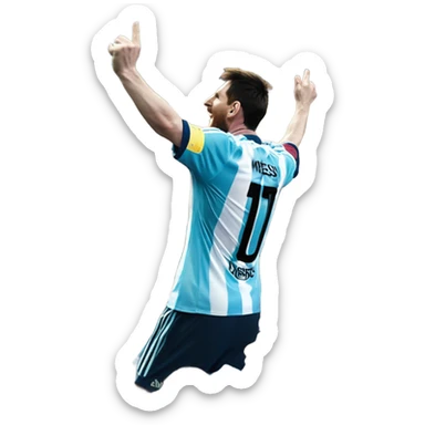 Messi Messi Ankara Messi Messi Ankara Messi gooooooal sticker