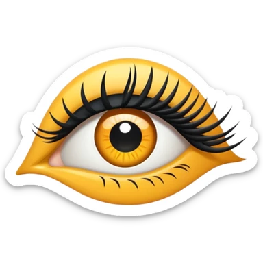 Make a logo with a lash side in the Iranian style and make the logo cool. sticker