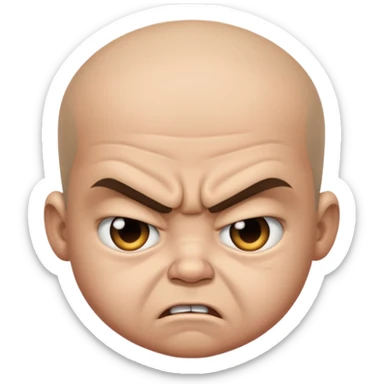 angry bambino sticker