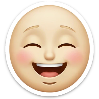 A sob emoji but it’s laughing in depression sticker