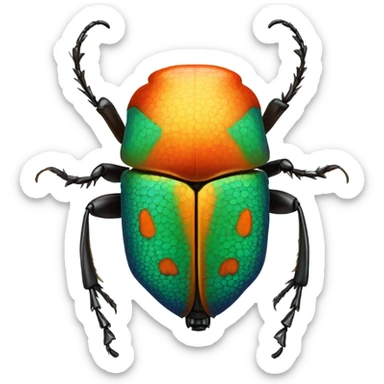 Beetle sticker