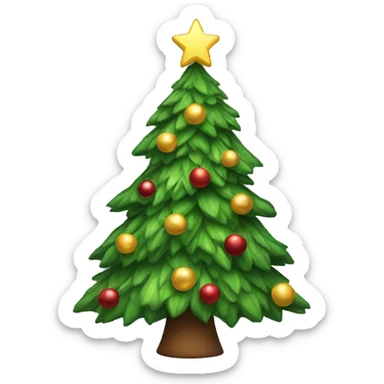 Christmas tree  sticker