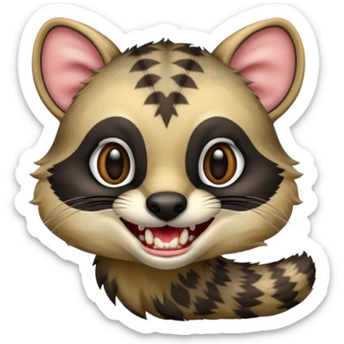 civet is ready to eat sticker