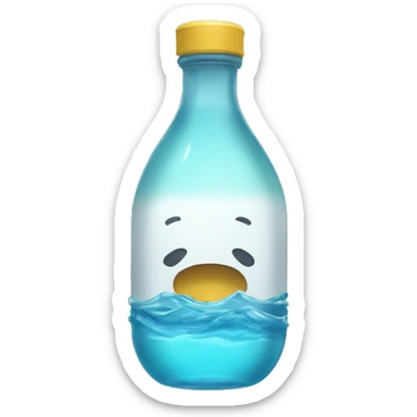 Bouteille d’eau sticker