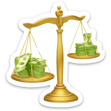 libra with money sticker