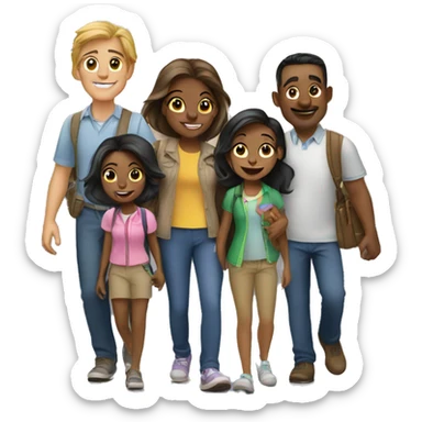 Family going to walt Disney world sticker