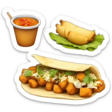 indian street food sticker