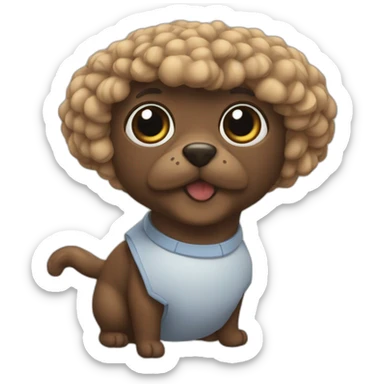 Caca sur un caca sticker