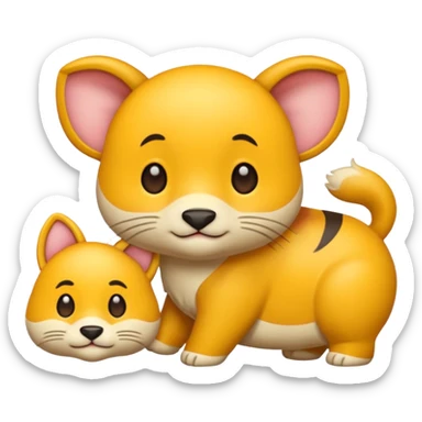 maiale nano vietnamita sticker