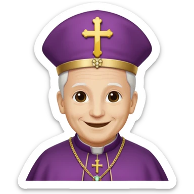 Make me a archbishop zucchheto sticker