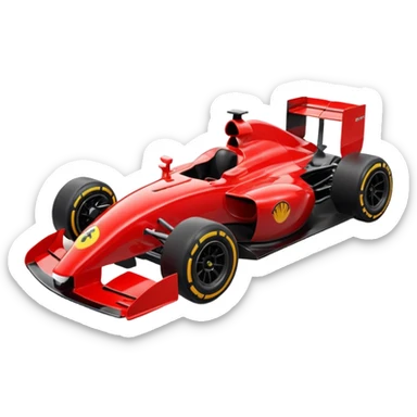 formula 1 car sticker
