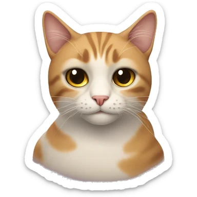 Cat with argentinian mate sticker