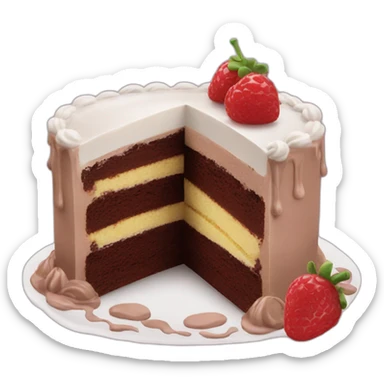cake chocolate sticker