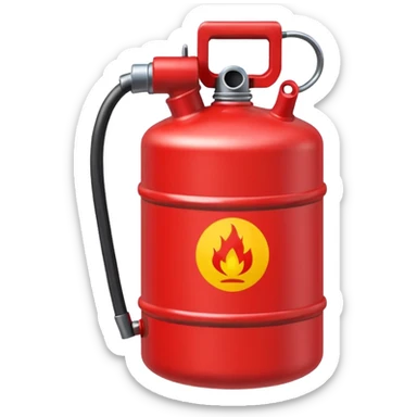 gasoline canister sticker