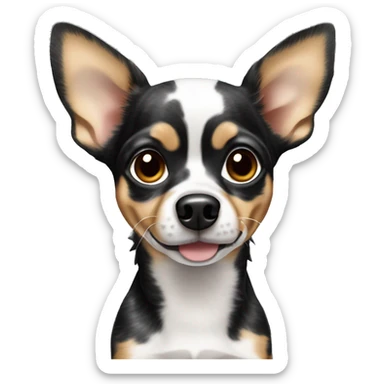 Chihuahua Black merle  sticker