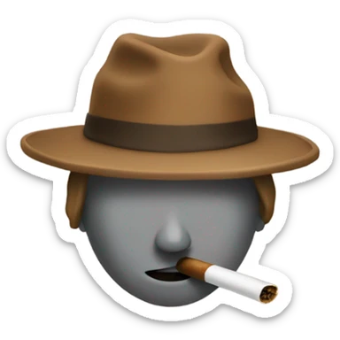 Blunt with a hat sticker