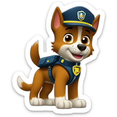 marshall paw patrol sticker