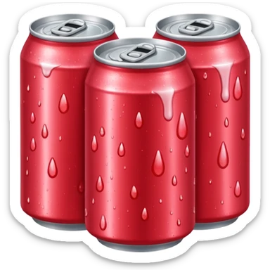 strawberry soda can sticker