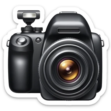 camera with flash sticker