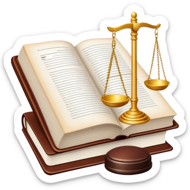 Law book sticker