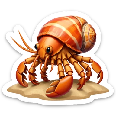 Hermit Crab sticker