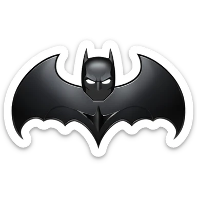 batman logo sticker