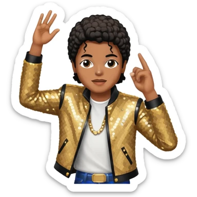 michael jackson dabbing sticker