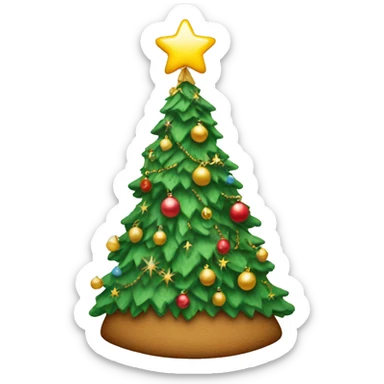 Tacky Christmas tree  sticker
