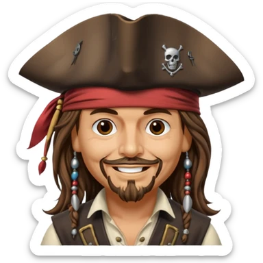 kaptan jack sparrow sticker