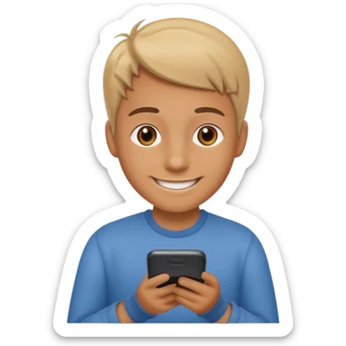 learning reading phone on tiktok sticker