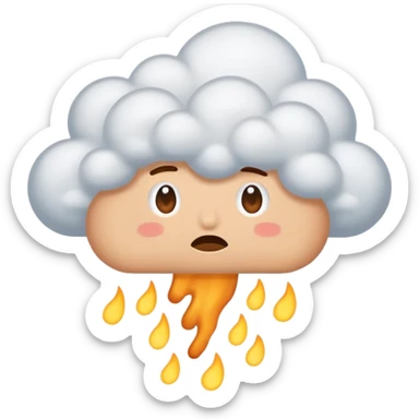 Fart in the wind sticker