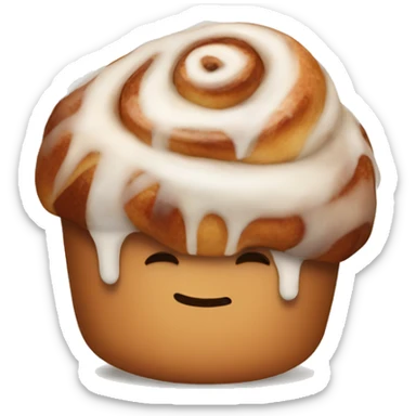 Cinnamon roll sticker