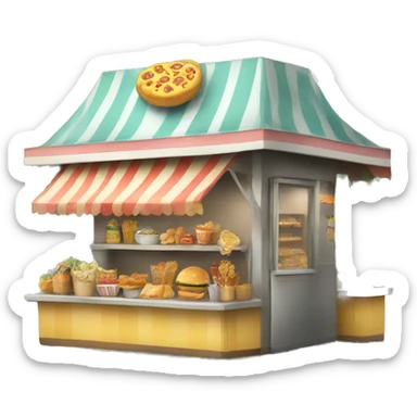 Fair Food Stand sticker