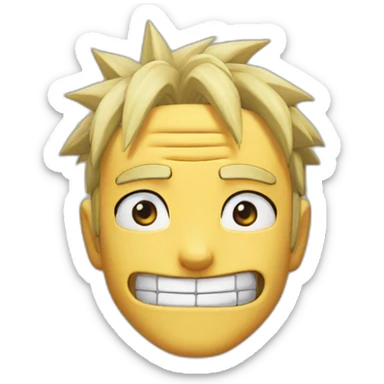 Fou rire Naruto sticker