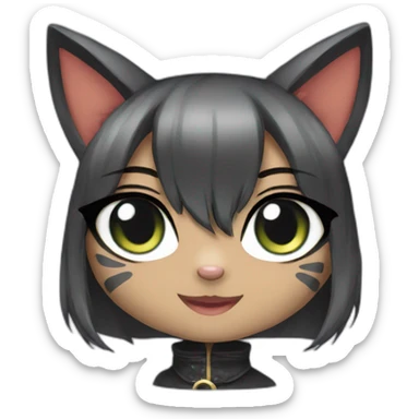saphyrre Neko girl sticker