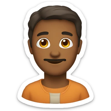 Une personne qui et tanné  sticker