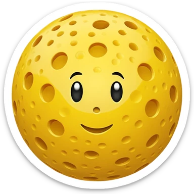 Pickleball ball sticker