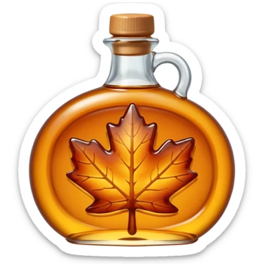 maple syrup sticker