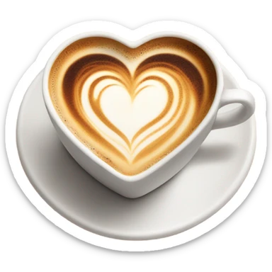 Valentine coffee  sticker
