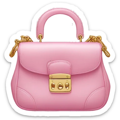 Pink dior bag sticker