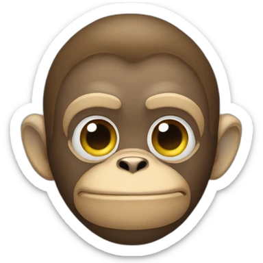 monkey-investor sticker