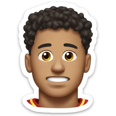 Patrick Mahomes crying tears  sticker